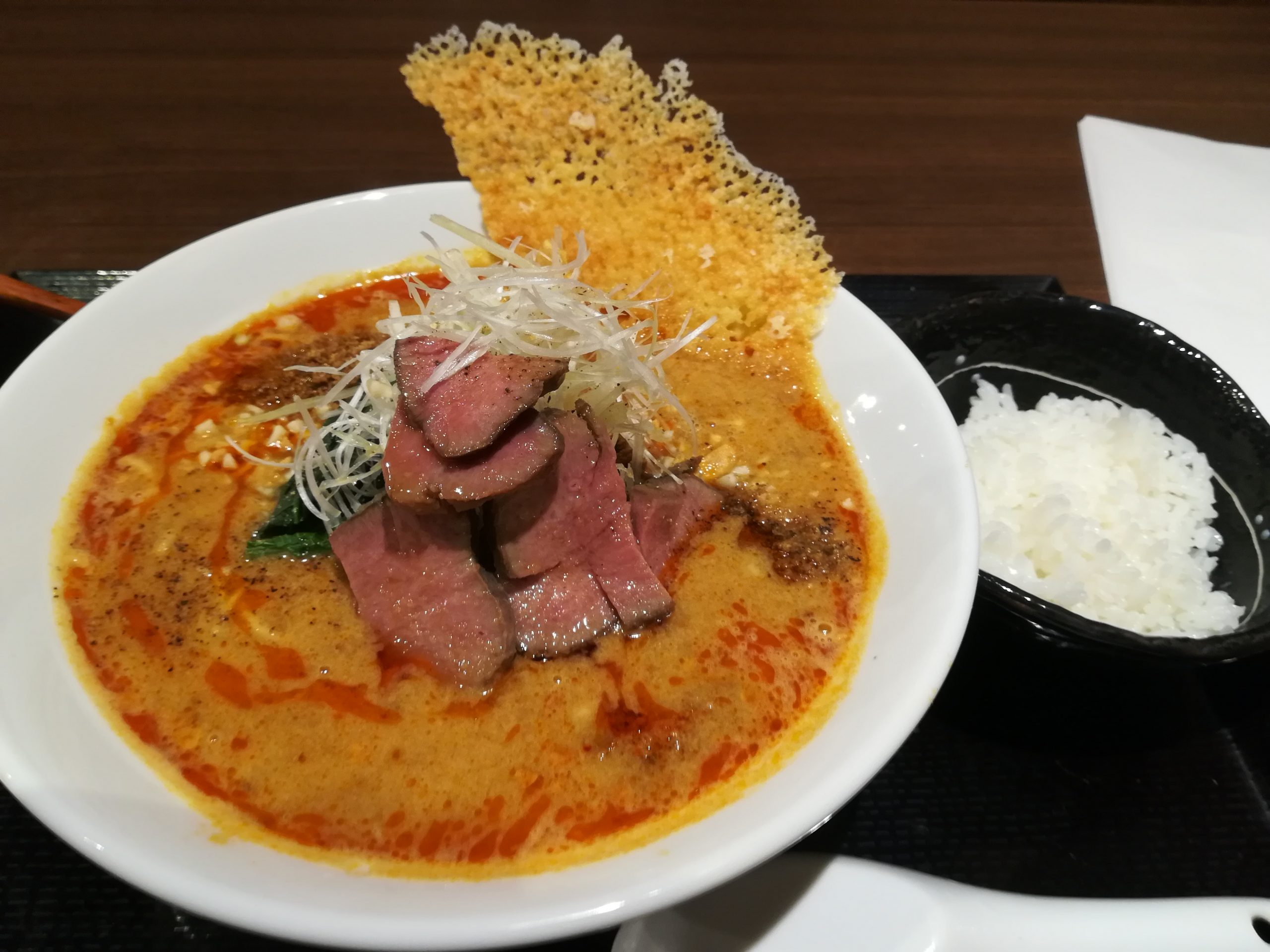 濃厚ベジポタ低温ロースト担々麺と坦々チーズリゾットでお腹一杯 シャングリラ池袋を訪ねて