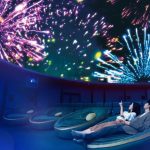 コニカミノルタプラネタリウムで星空と花火を楽しむ「花火ウェルカムドーム」を開催