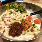 ガストの涼麺フェアで「胡麻香る！冷やし豆乳担々うどん」を賞味